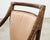 Wood Set of Four McGuire Rattan Target Upholstered Dining Armchairs For Sale - Image 7 of 18