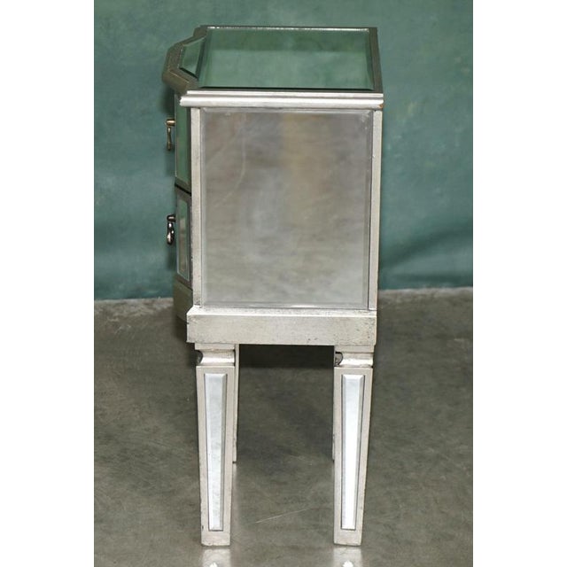 Venitian Bevelled Glass Nightstand with Drawers by Aeg, 2010, Set of 2 For Sale - Image 9 of 18