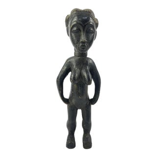Early 20th Century Anyi Attye Standing Female Figure Côte d'Ivoire For Sale