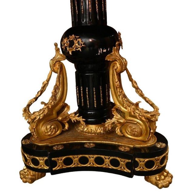 Napoleon III Revival Centre Table with Ormolu Plaques from Sèvres For Sale - Image 6 of 8