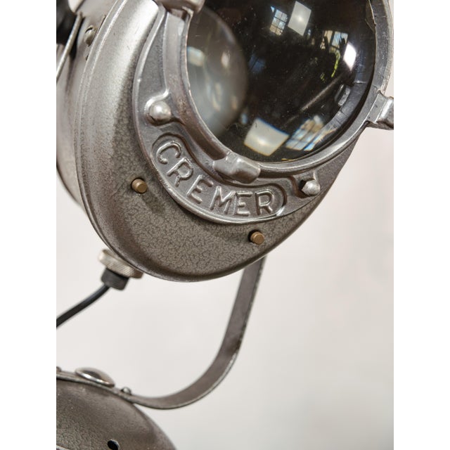 Vintage French Theater Spotlight Floor Lamp, 1950s For Sale - Image 10 of 18