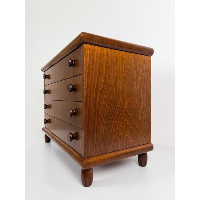 Wood Mid-Century Fir and Ash Chest of Drawers in the style of Charlotte Perriand, 1970s For Sale - Image 7 of 18