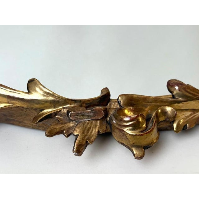French Rococo Hand-Carved Giltwood Mirror, 19th Century For Sale - Image 13 of 18