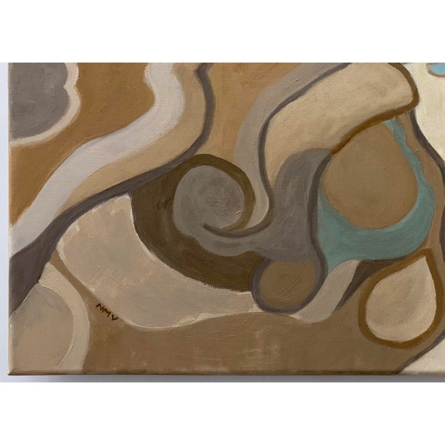 2020s “Tide Pool” Oil on Linen by Nancy M. Vignola - For Sale - Image 5 of 7