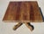 Beautiful 112cm x 112cm square Dupont-edge tabletop. The tabletop is composed of five 28mm thick solid walnut planks....