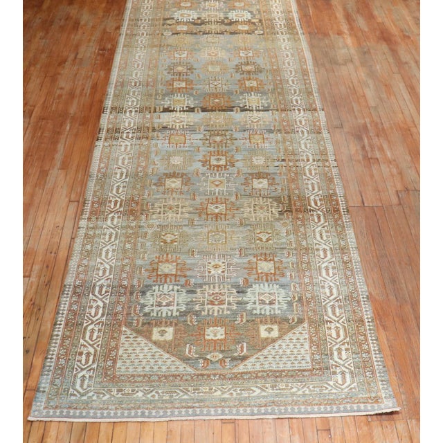 Early 20th Century Rare Corridor Size Decorative Malayer Rug - 5'2" x 18' For Sale - Image 10 of 11