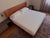 Contemporary B&b Italia Alys King Bed by Buratti Brothers — Thick Leather For Sale - Image 3 of 11