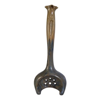 Art Nouveau Vase in Flamed Glazed Stoneware from Pierrefonds, 1890s For Sale