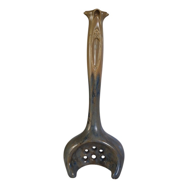 Art Nouveau Vase in Flamed Glazed Stoneware from Pierrefonds, 1890s For Sale