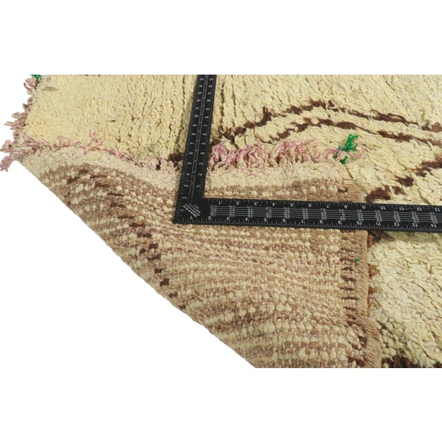 Late 20th Century Late 20th Century Vintage Moroccan Azilal Rug, 02'07 X 05'04 For Sale - Image 5 of 9