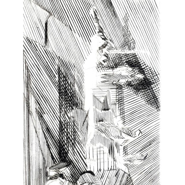 Jacques Villon - Landscape - Original Etching 1949 Signed in pencil and numbered Jacques Villon (1875 - 1963) Jacques...