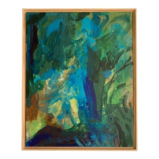 "Seaweed Dream" 2025 Framed Painting by Jessalin Beutler For Sale