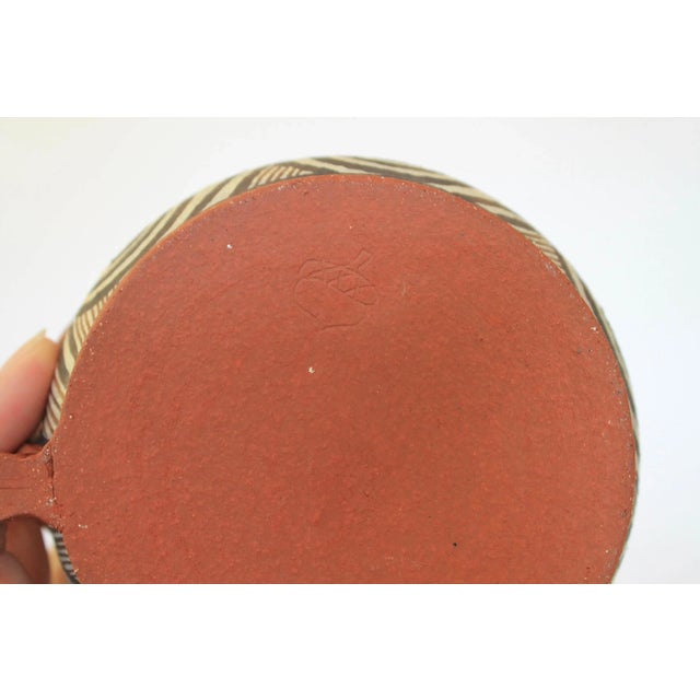 Modernist Figural Pottery Vessel Stash Jar For Sale - Image 9 of 11