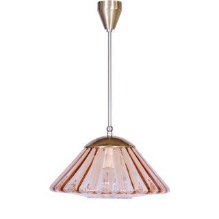 Mid-Century Modern Pendant Light by Kamenický Šenov, Czech, 1960s For Sale