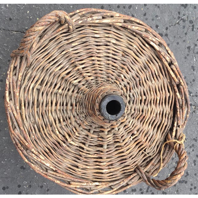 Late 19th Century 19th Century Vitner Woven Wine Demi Jar For Sale - Image 5 of 6