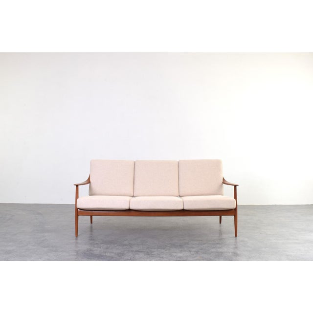 Mid-Century Modern Mid-Century Modern Teak Sofa by Walter Knoll for Knoll Antimott, 1960s For Sale - Image 3 of 16