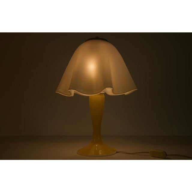 1970s Murano Glass Mushroom Table Lamp, Germany, 1970s For Sale - Image 5 of 8