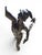 Neapolitan Artist after Giambologna, Large Patinated Figure of Mercury, Bronze For Sale - Image 6 of 11