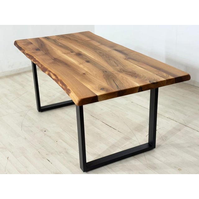 Vintage Dining Table in Walnut For Sale - Image 11 of 15
