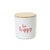 Add a touch of positivity and charm to your home with this set of two Stoneware Happy Sentiment Canisters. Featuring...