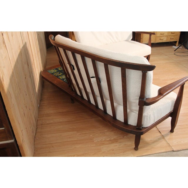 Corner Sofa attributed to Guillerme and Chambron, 1960 For Sale - Image 11 of 13