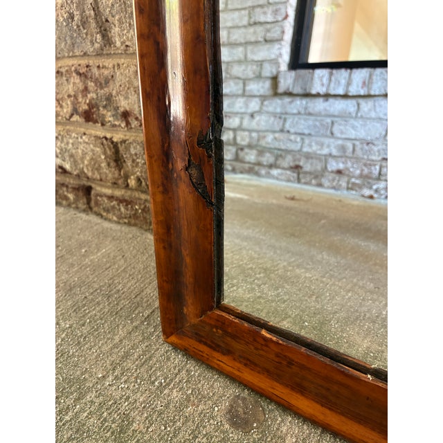 Vintage Wooden Mirror For Sale - Image 10 of 14