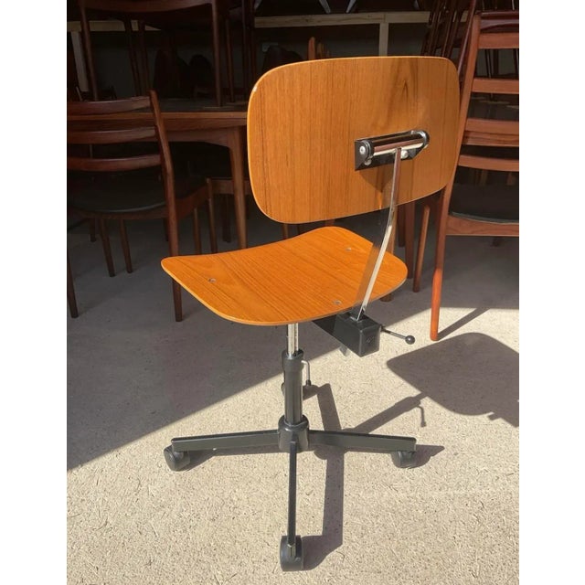 Danish Kevi Swivel Office Chair by Jørgen Rasmussen for Rabami For Sale - Image 6 of 13