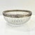 Early 20th Century Neoclassical Cut Crystal Bowl Hand-Worked Silver Plated Rim For Sale - Image 9 of 12