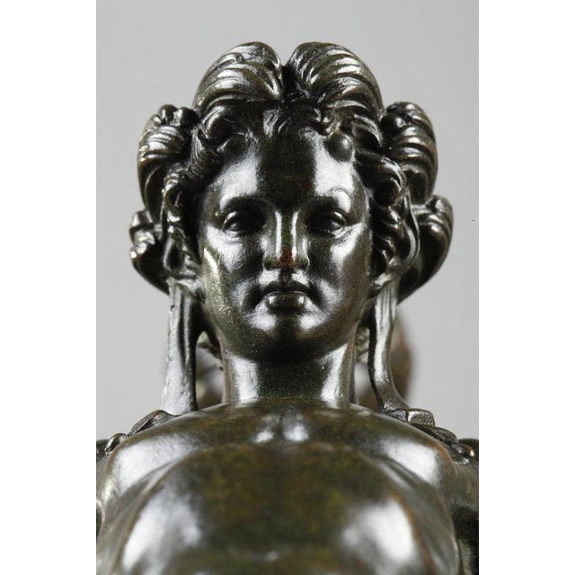 Light Yellow Patinated Bronze Covered Cup by F. Barbedienne, 1850 For Sale - Image 8 of 18