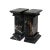 Black & Gold Marble Bookends - a Pair For Sale