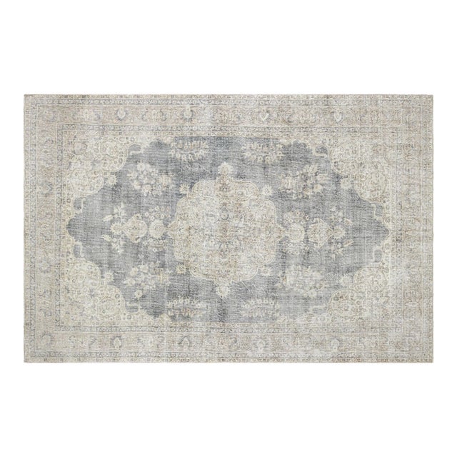 1960s Turkish Oushak Rug For Sale