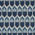 Sample- Schumacher Bukhara Ikat Fabric in Indigo For Sale