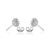 Ink Blue Blue Sapphire & Diamond Vintage Stud Earrings in 14k Gold- 2 Pieces For Sale - Image 8 of 14