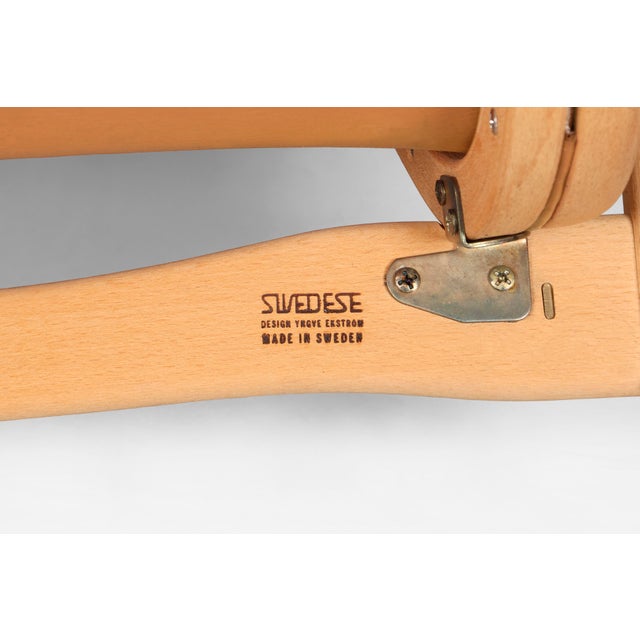 Wood Vintage Lamino Lounge Chair in Cognac Leather by Yngve Ekström for Swedese For Sale - Image 7 of 8