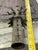 Late 19th Century Antique Chinese 19th Century Votive Pole Arm Fan Shape Temple Standard For Sale - Image 5 of 12