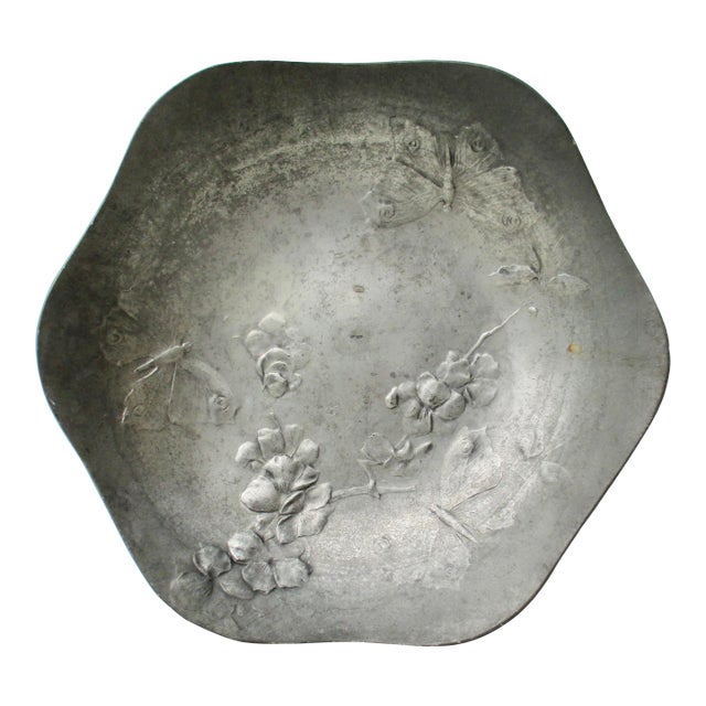 Kayserzinn Pewter Art Nouveau Bowl Circa 30s For Sale