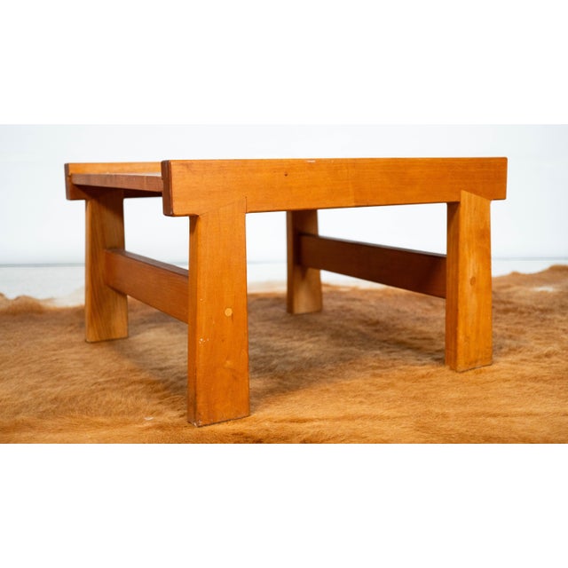 Japanese Studio Crafted Low Side Table, 1970s For Sale - Image 9 of 14