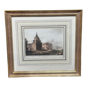Mayer, Luigi "Tomb of Absalom in Jerusalem, 1831" With Gold Frame