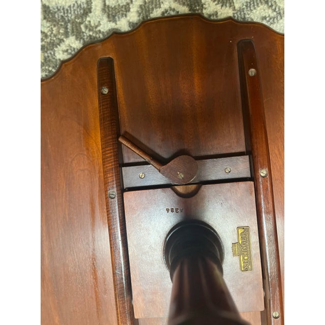 Antique Kittinger Pedestal Round Tilt Hall Table Mahogany. This exquisite Antique Kittinger round Tilt table boasts...