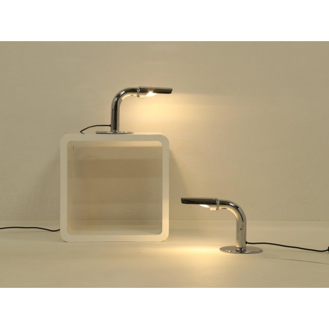 Vintage Gulp Tables Lamps by Ingo Maurer for Design M, Germany, 1960s, Set of 2 For Sale - Image 7 of 18