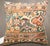 Pillow made from a border of a persian Mahal Rug Pillow