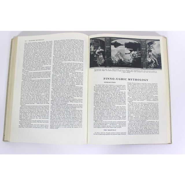 1960 Mythology Larousse Encyclopedia of Mythology Coarse Linen Hard Cover Book With Dust Jacket For Sale - Image 16 of 18