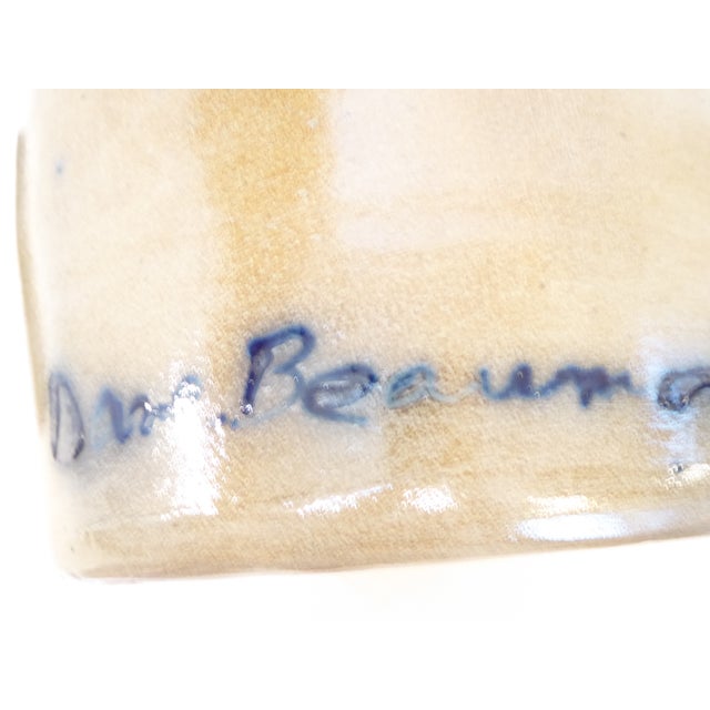 American Vintage York, Maine Stoneware Jar For Sale - Image 3 of 5