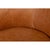 Barrel-Back Swivel Lounge Chair, Chestnut Brown Leather For Sale In Raleigh - Image 6 of 12