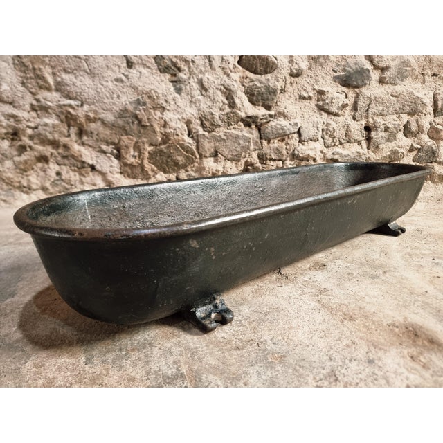 Antique French Cast Iron Planter, 1890s For Sale - Image 4 of 14