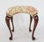 Early 20th Century Queen Anne-Style Upholstered Footstool For Sale - Image 5 of 12