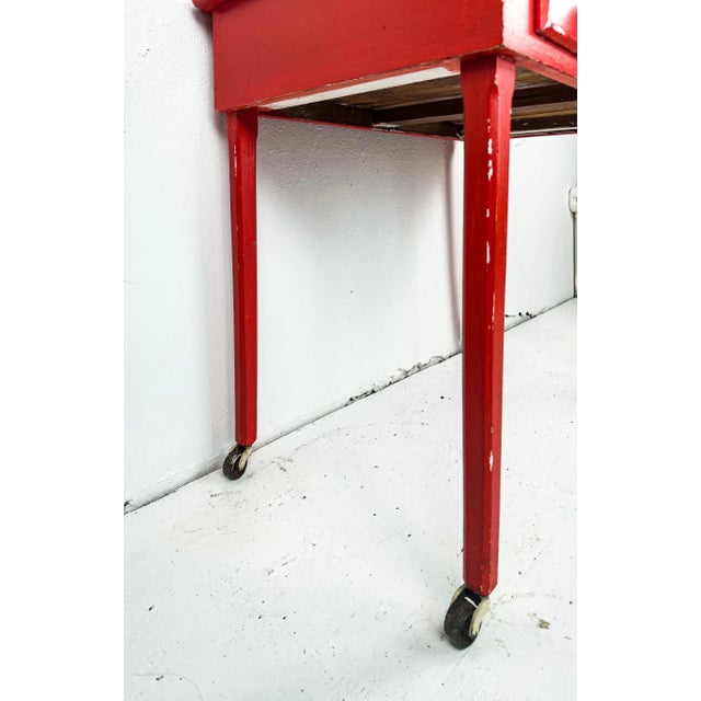 Vintage Refurbished Child's Desk Set For Sale - Image 11 of 18