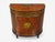 Traditional Edwardian, Adams Paint Decorated Demilune Cabinet, Inlaid Wood, 19th C. For Sale - Image 3 of 14