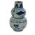 Graceful and symbolic, this hand-painted double gourd vase embodies the serene refinement of Chinese scholar art. The...