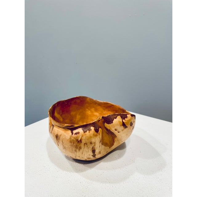 Swedish Bowl in Burl Wood, 1940s For Sale - Image 4 of 6